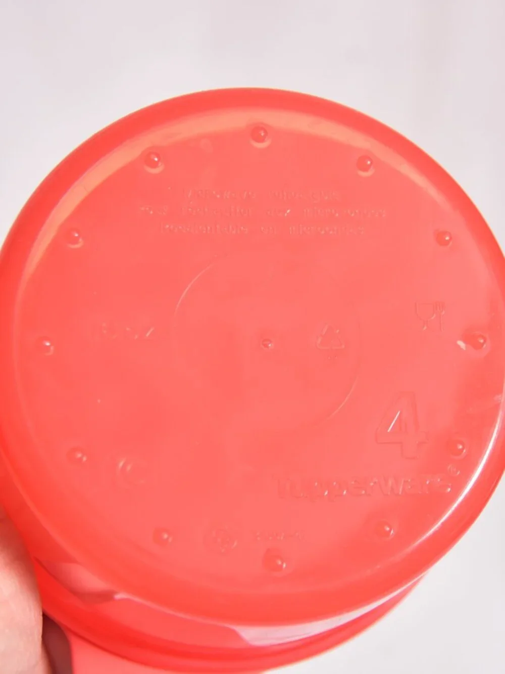 Tupperware Crystalwave Plus Soup Mug Microwavable Orange 2 cup / 500ml